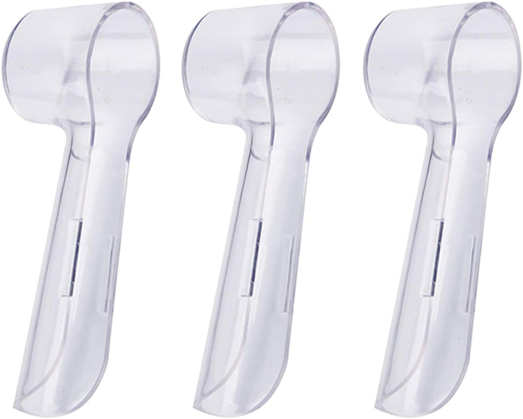 LazyMe Toothbrush Cover for Oral-b Electric Toothbrush Replacement Heads Cover for Travel Toothbrushes, Brush Protection Cover for Home (3 PCS)